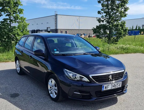 samochody osobowe Peugeot 308 cena 45900 przebieg: 74000, rok produkcji 2020 z Warszawa